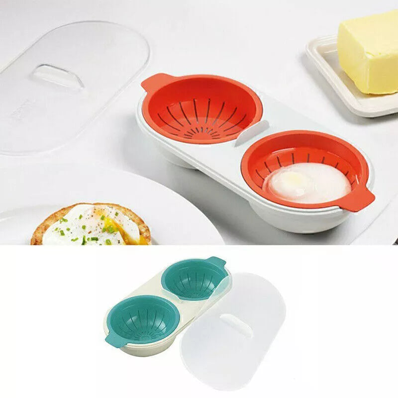 Portable egg cooker for microwave