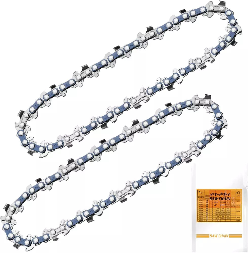 Mini Chainsaw 4 Inch Only 2 * Chains