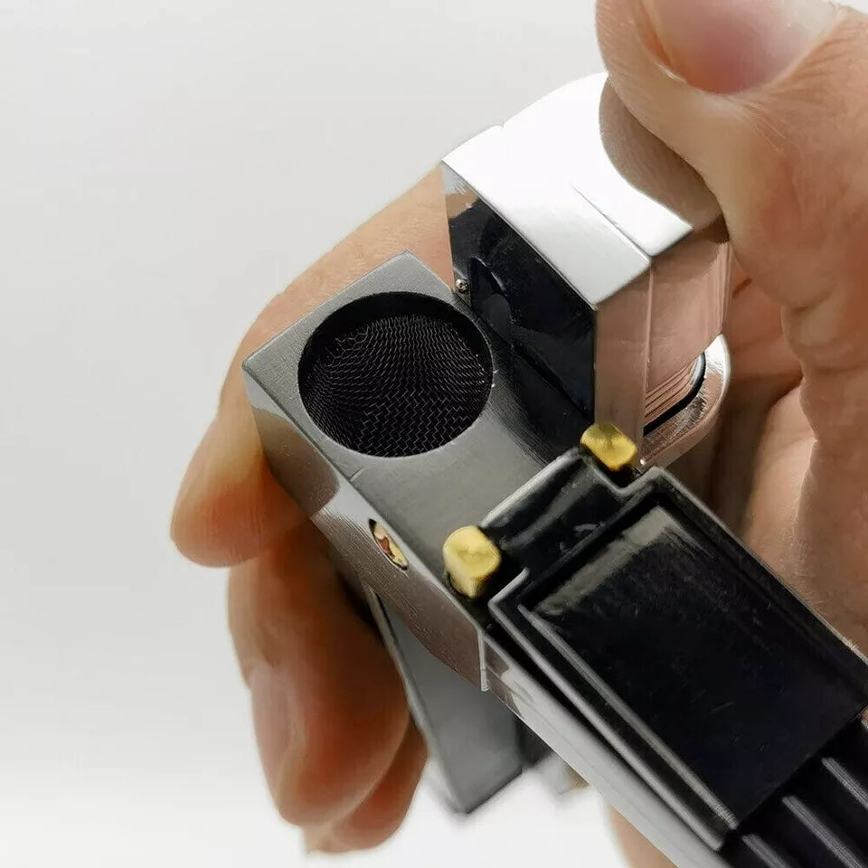 Encendedor Pipe Lighter Creative Foldable Metal Lighter Pipe Combination Portable Folding Pipe Lighter Smoking Men's Smoking Gadget