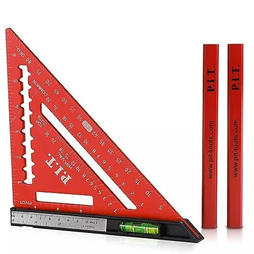 Triangle Rafter Square Ruler