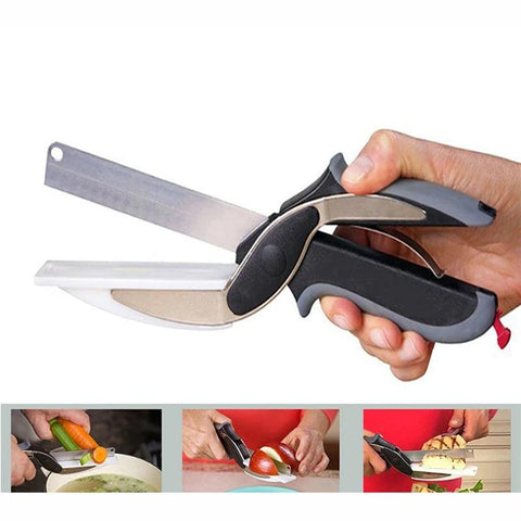 2in1 Kitchen Separable Scissor and Knife - Life in Simple Steps