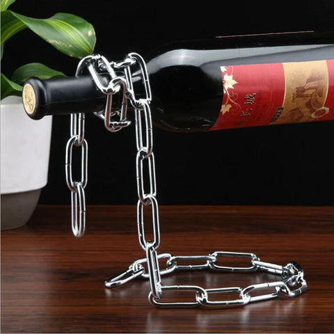 Magical Chain - Decorative Tabletop Bottle Holder & Display Stand - Life in Simple Steps