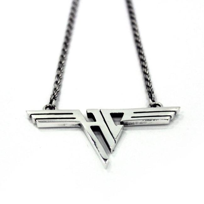 sterling silver van halen necklace