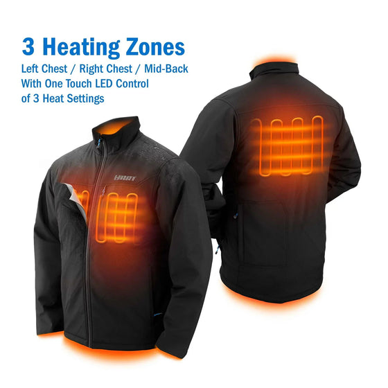 20V Cordless Heated Black Jacket Kit