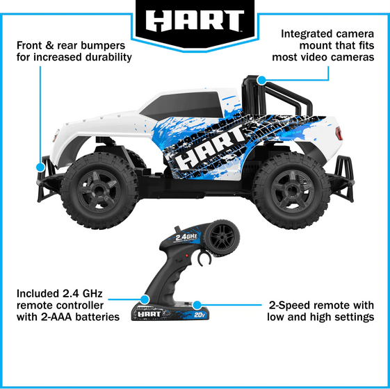 20V Cordless RC Truck (Battery & Charger Not Included)