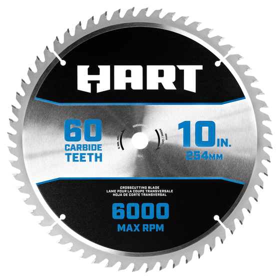 10” 40T & 60T Ripping & Crosscutting Miter Saw Blades