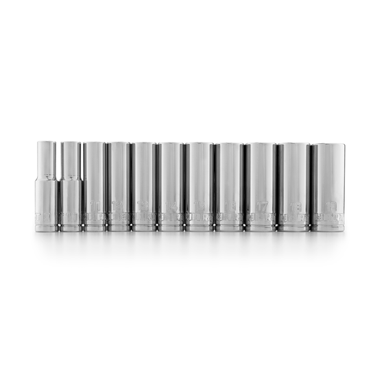 11 PC 3/8" MM Deep Socket Set