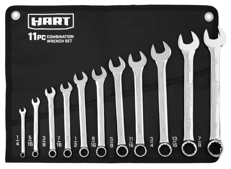 11 PC. SAE Combo Wrench Set