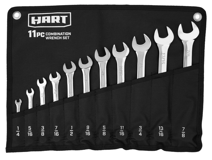 11 PC. SAE Combo Wrench Set