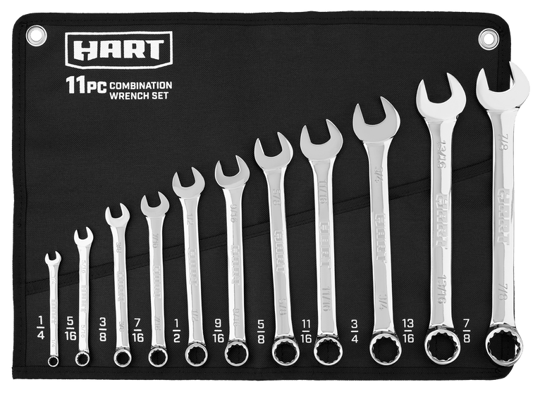11 PC. SAE Combo Wrench Set