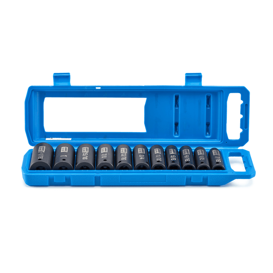 1/2" SAE Cr-Mo Impact Socket Set