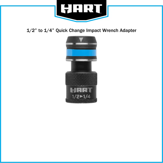 1/2” to 1/4” Quick Change Impact Wrench Adapter