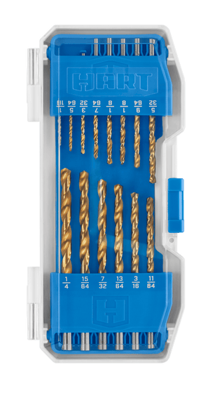 14 PC. Titanium Drill Bit Set