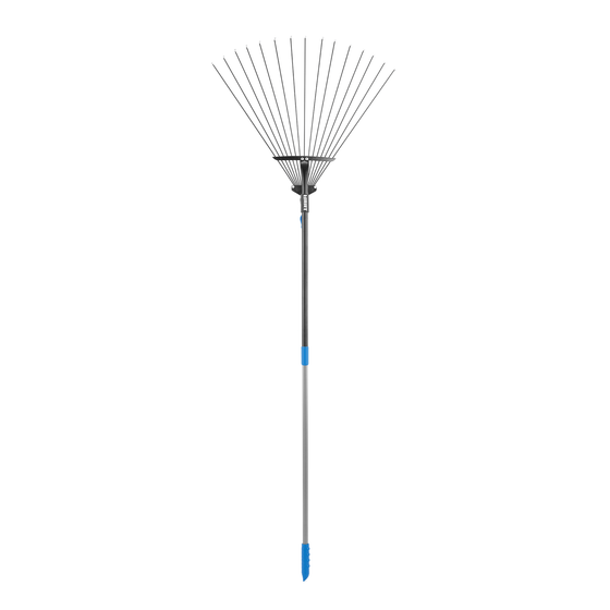 15-Tine Adjustable Leaf Rake