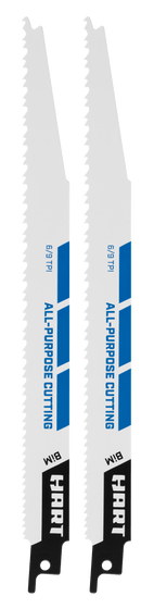 2 PC. All Purpose Reciprocating Saw Blades