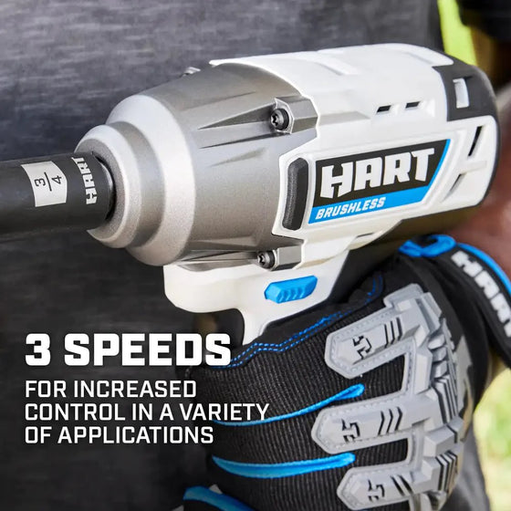 20V 1/2" Battery Powered Brushless Impact Wrench (Battery and Charger Not Included)