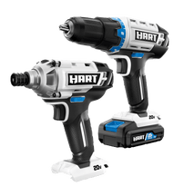 20V 1/2" Cordless Drill/Driver & Impact Driver Combo Kit