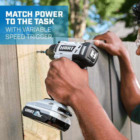 20V 1/4" Cordless Impact Driver Kit