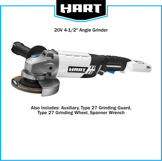 20V 4-1/2" Cordless Angle Grinder (Battery and Charger Not Included)