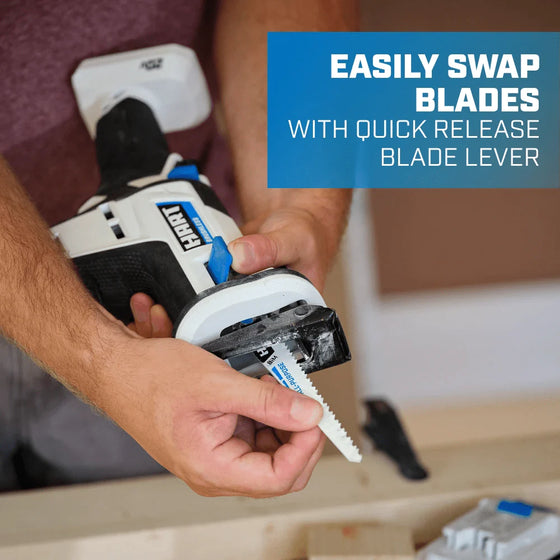 20V Brushless One-Handed Reciprocating Saw (Battery & Charger Not Included)
