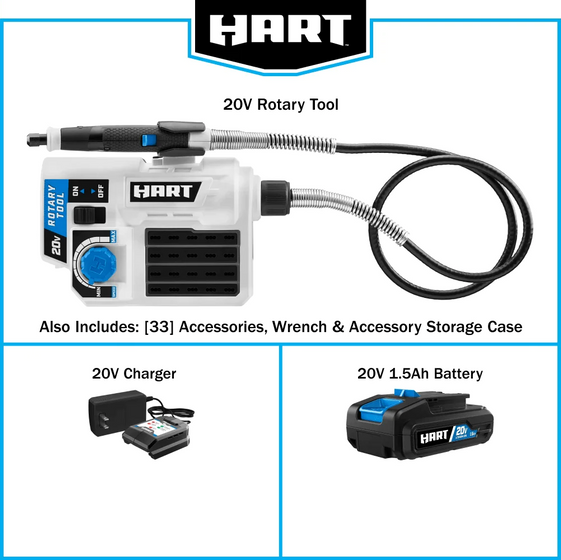 20V Rotary Grinder Tool Kit