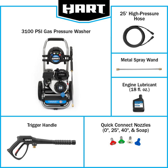 3100 PSI Gas Pressure Washer