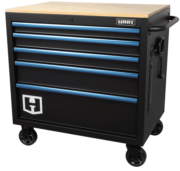 36" 5-Drawer Mobile Tool Chest Workbench