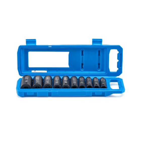 3/8" SAE Cr-Mo Impact Socket Set