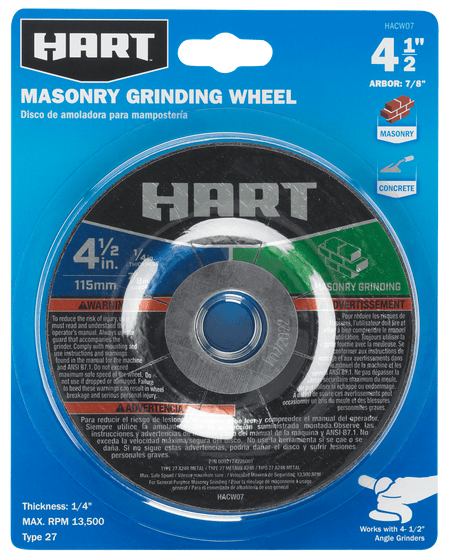 4-1/2" Masonry Grinding Wheel