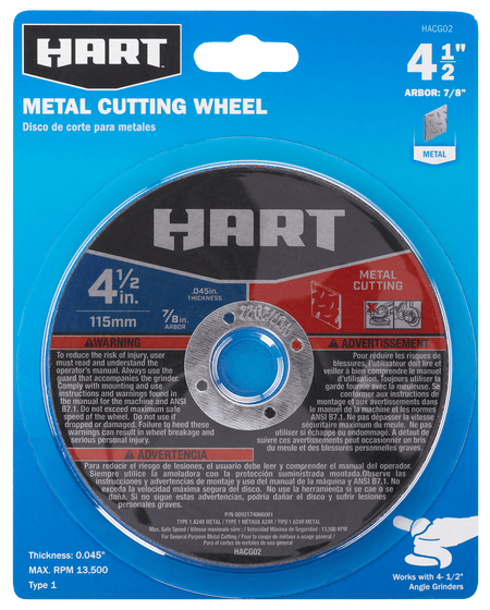 4-1/2" Metal Cutting Wheel