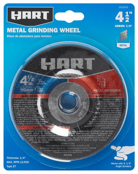 4-1/2" Metal Grinding Wheel