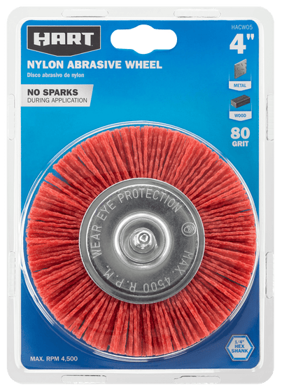 4" Nylon Abrasive Wheel