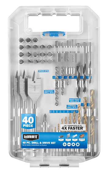 40 PC. Drill & Drive Set