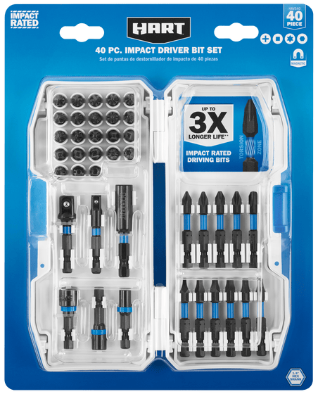 40 PC. Impact Driver Bit Set