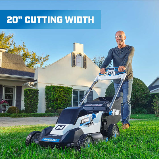 HART 40V 20 Self-Propelled Mower: Cordless, Up to ½ Acre on a single  charge