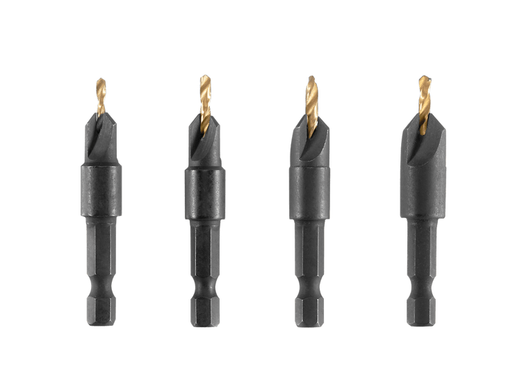 5 PC. Titanium Countersink Bit Set