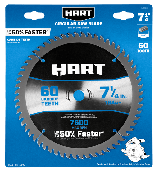 7-1/4" 60 Tooth Circular Saw Blade