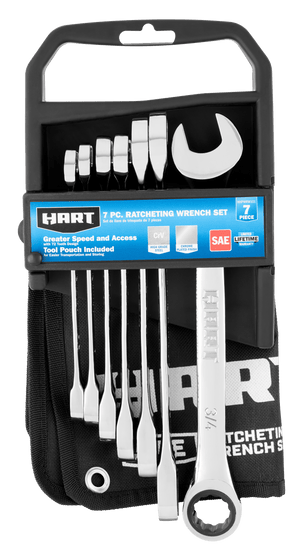 7 PC SAE Ratcheting Wrench Set