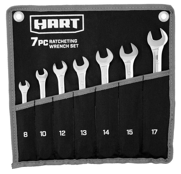 7PC. MM Ratcheting Wrench Set