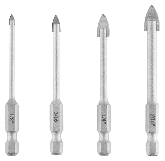 Glass & Tile Drill Bit Set