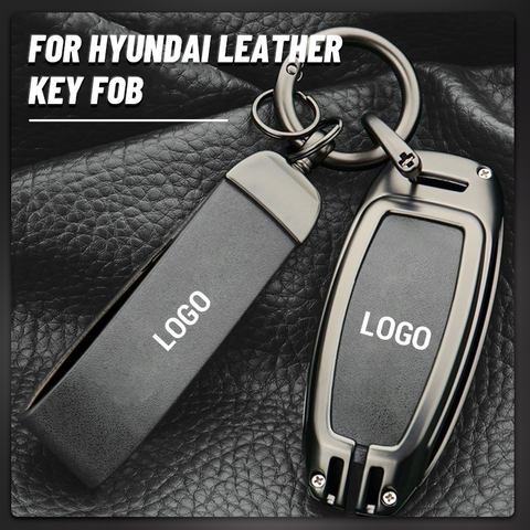 Für Hyundai】-Schlüsselhülle aus echtem Leder – deeryline