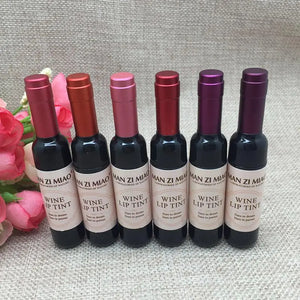 2023 Lipstick Lipgloss Waterproof Long Lasting Lovely Tint Wine Bottle Shape Lip For Women Makeup Gloss Red Sexy Cosmetic - LeStiges 