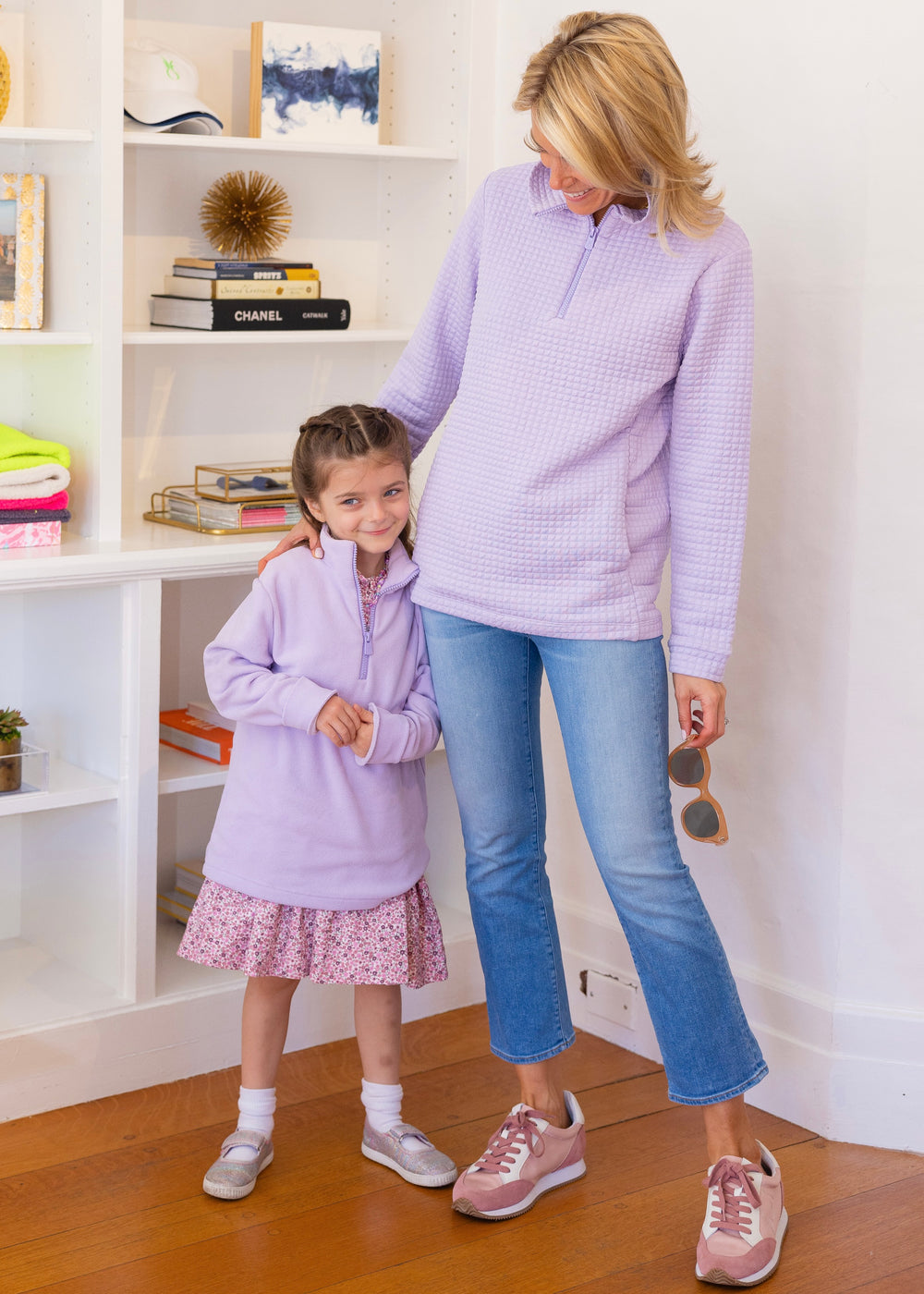 Pullover Terry Pink) in Windabout Dudley (Neon – Fleece Kids Stephens