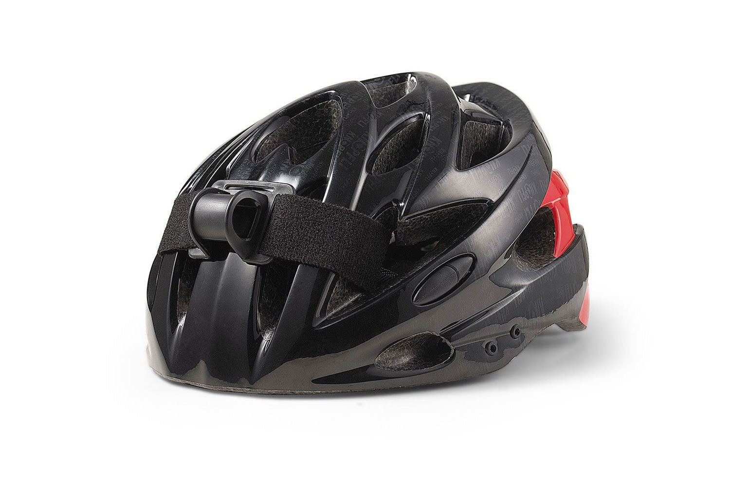 orange adult bike helmet