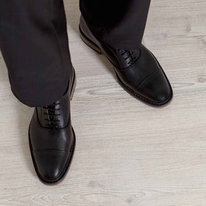 mens oxfords black