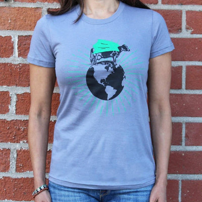 Cowhugger Hero Cow T-shirt - Women's Slate | Cowhugger Vegan Boutique
