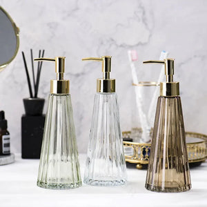 Elegant Glass Hand Soap Dispenser - BizzyBargains.com