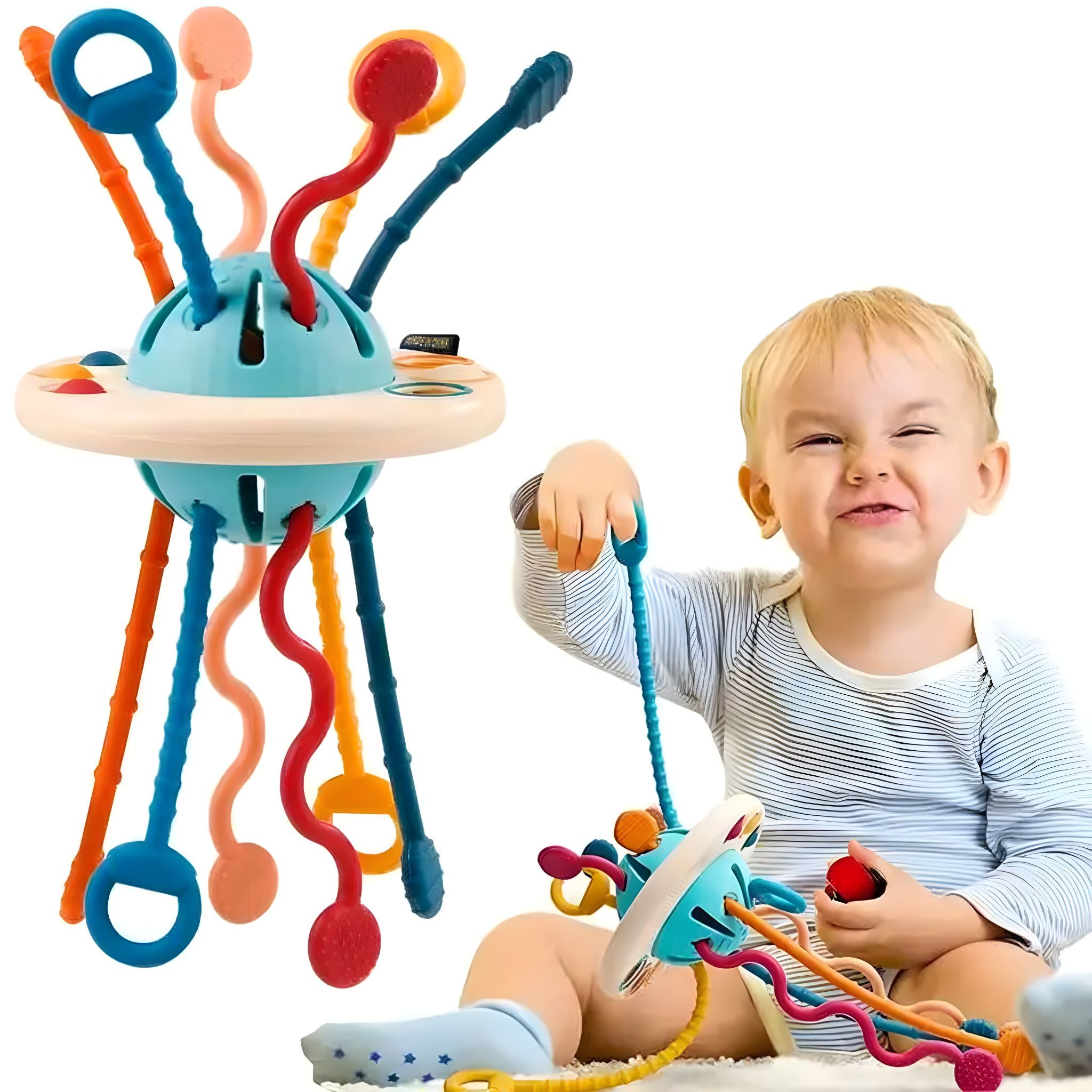 Criança Brincando Brinquedo Sensorial Multifuncional