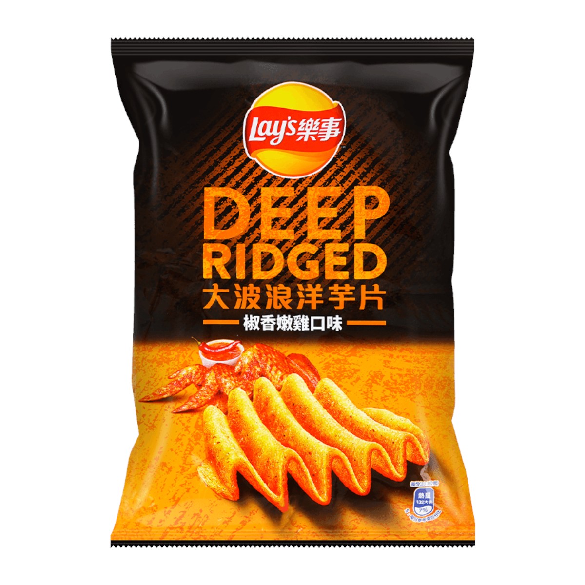 Lays CHIPs Deep Ridge Pepper Chicken 1.9oz (China)