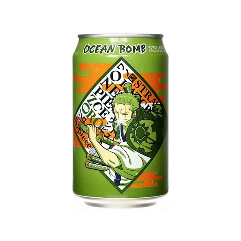 One PIECE Zoro Sparkling Water Honey Lemon 330ml (Taiwan)